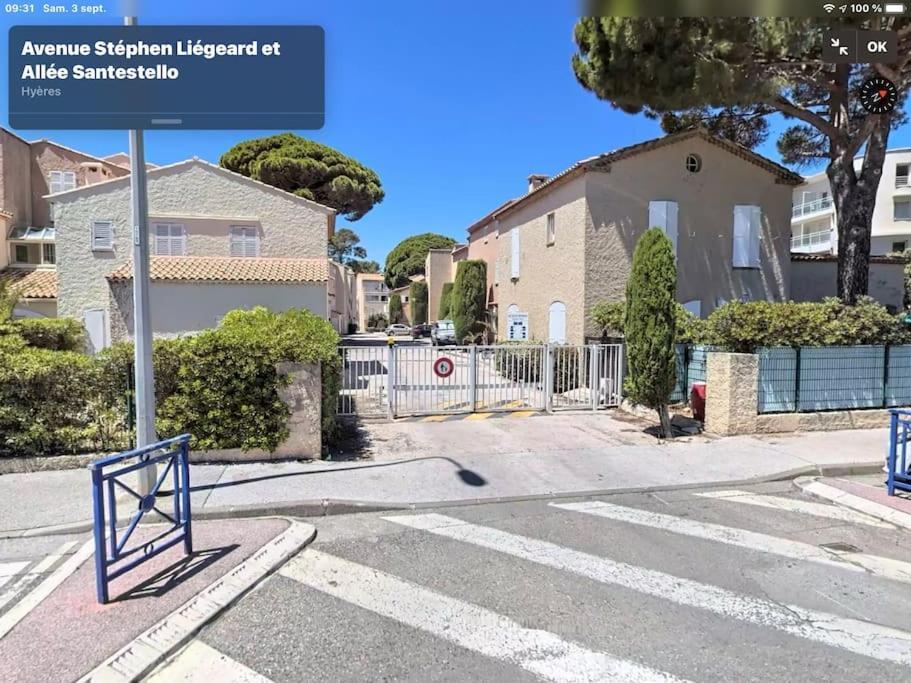 Sympathique Studio En Rez De Jardin Dans Residence Єр Екстер'єр фото